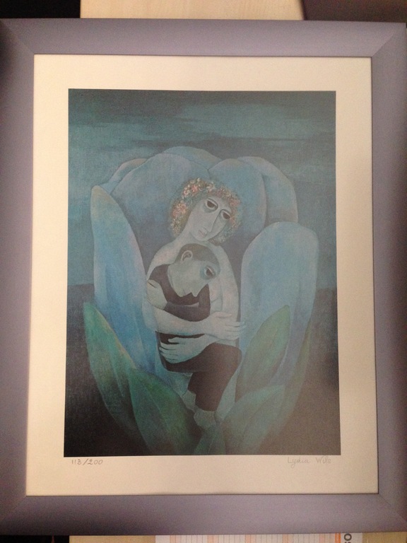 Lydia Wils - personne dans la fleur/persoon in de bloem - Litho kopen? Bied vanaf 75!