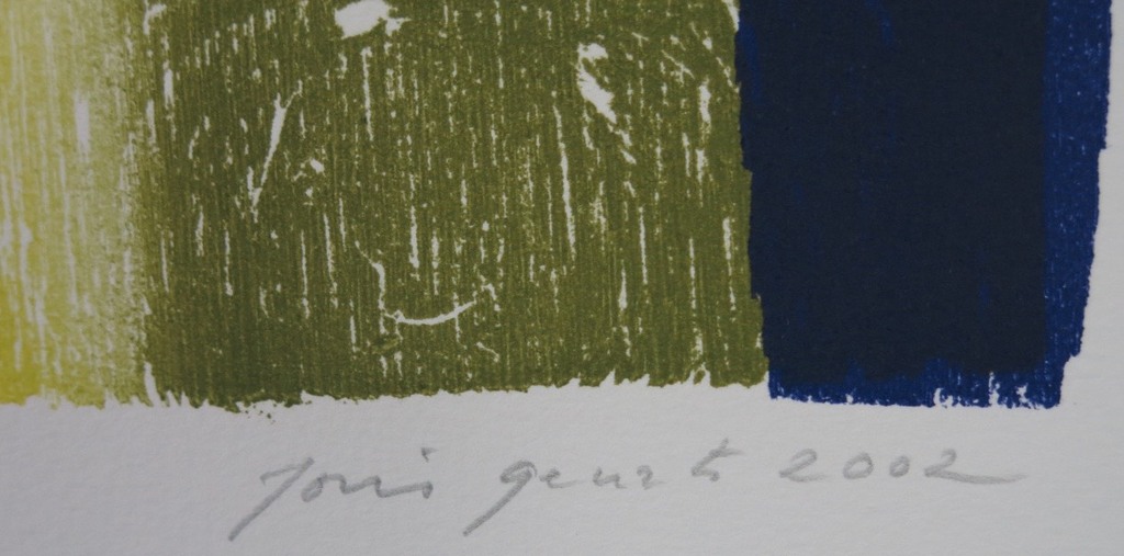 Joris Geurts: Houtsnede, Zonder Titel (paars) kopen? Bied vanaf 20!