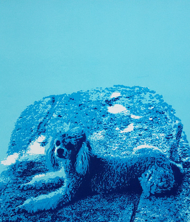 Henk van der Vet - Coockie, zeefdruk (groot) verkocht voor € 40!