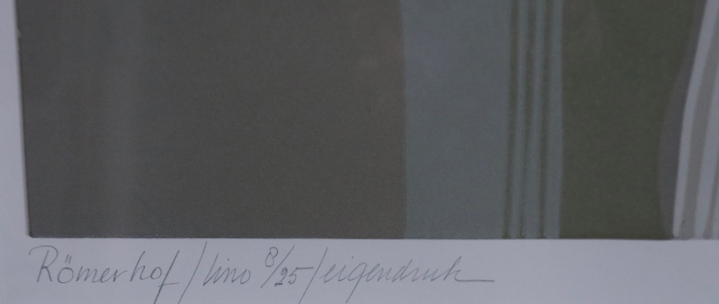 Harr Scheffer: Zeefdruk, Ronkenstein -Ingelijst kopen? Bied vanaf 35!