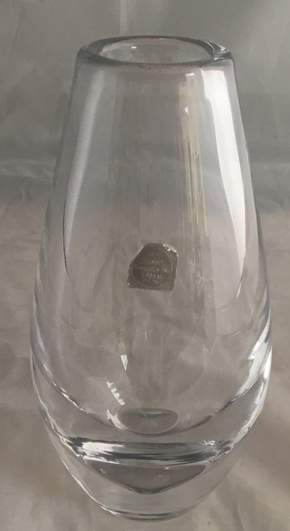 Max Verboeket voor de Kristalunie - blank glazen conische vaas kopen? Bied vanaf 25!