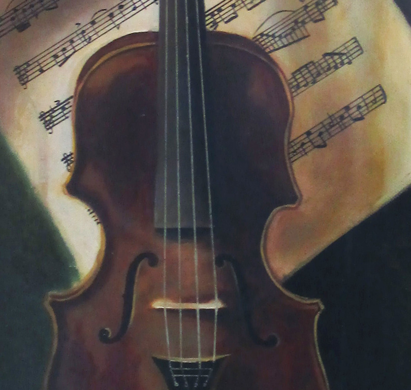 Stilleven met viool en bladmuziek kopen? Bied vanaf 20!