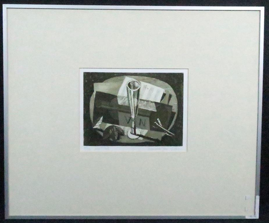 Hendrik Jan Visser: Ets, Vin - Ingelijst kopen? Bied vanaf 35!