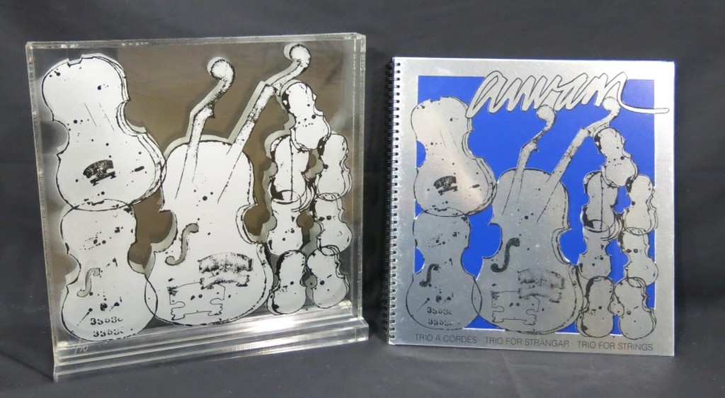 Arman: Zeefdruk op plexiglas + boek, Trio a Cordes kopen? Bied vanaf 200!
