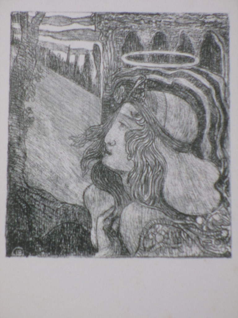 Etienne Bosch, Symbolistische voorstelling, Litho kopen? Bied vanaf 1!