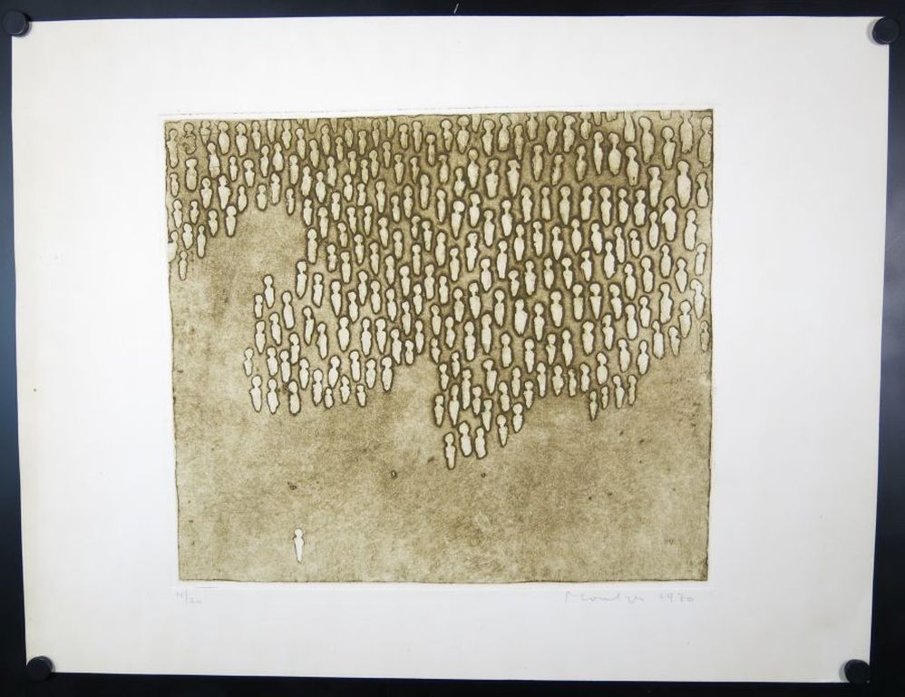 Jan Montyn: Ets en aquatint, Zonder titel  kaufen? Bieten Sie von 120!