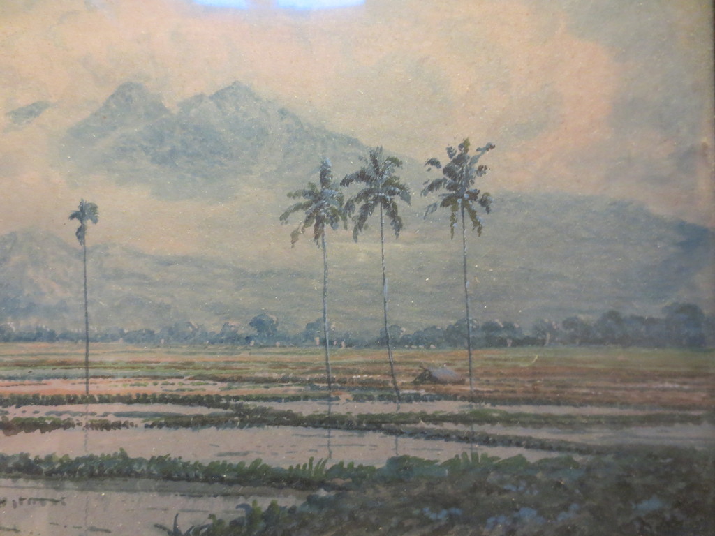 Soewardja(1900-?) 2 Aquarellen Rijstvelden in Indonesie kopen? Bied vanaf 20!