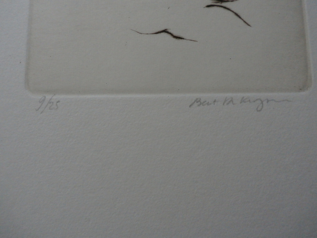 Bert de Keyser - ets: naar naakten van Rembrandt  kopen? Bied vanaf 35!