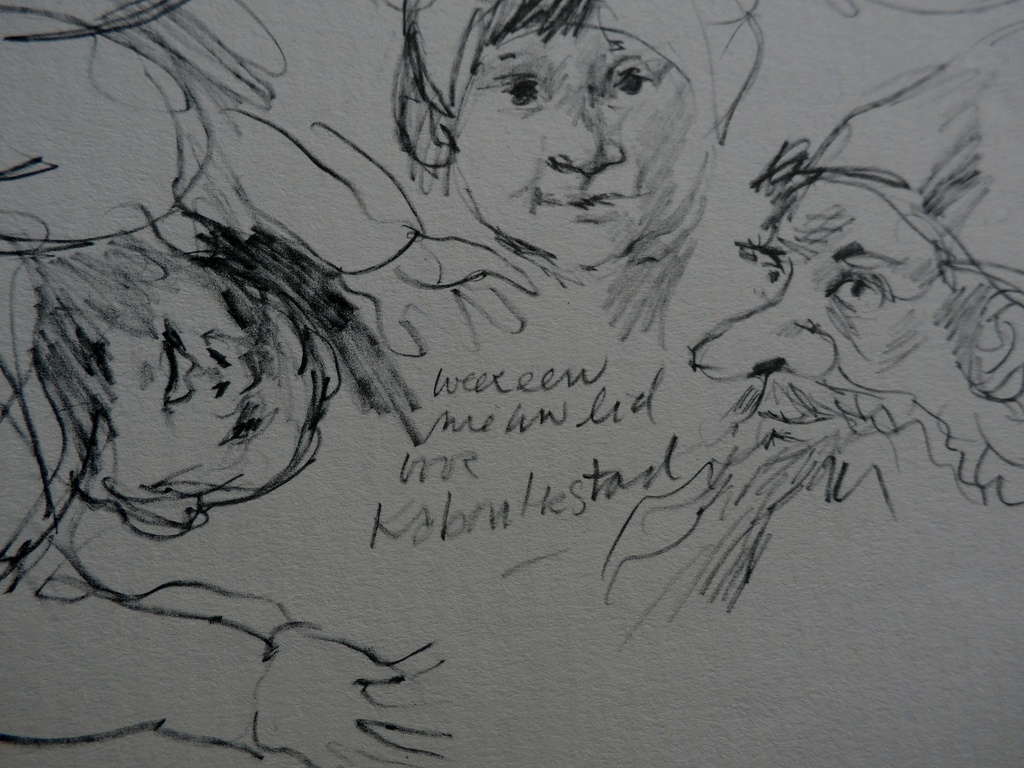 Willem Snitker - Tekening -  1970 kopen? Bied vanaf 45!