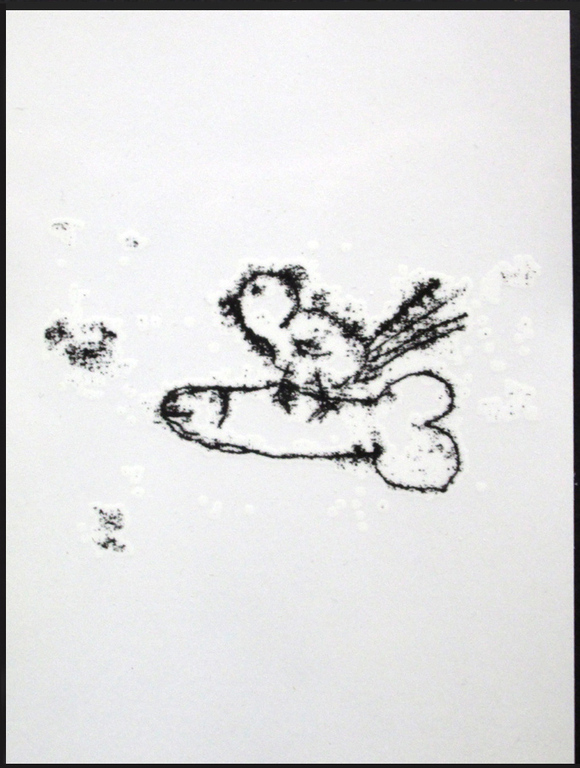 Biennale 2007 - Singing Bird - Tracey Emin, in passe-partout - ready to frame  kopen? Bied vanaf 28!