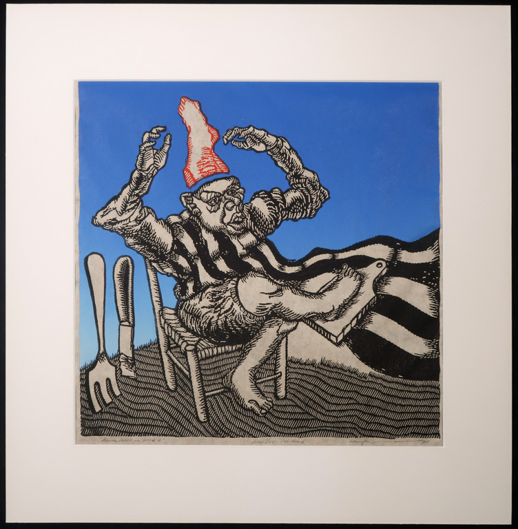 Lot met 4 werken van Leo van Nassau: Lino, Tussen mes en vork kopen? Bied vanaf 20!