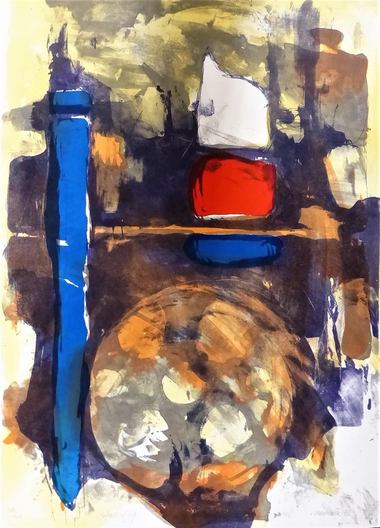 Vanhorck ,wheel ofLife,Litho op papier,Handgesigneerd verkocht voor € 50!