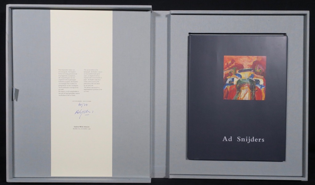 Bijzondere uitgave: Monografie Ad Snijders + Origineel werk in gemengde techniek kopen? Bied vanaf 80!