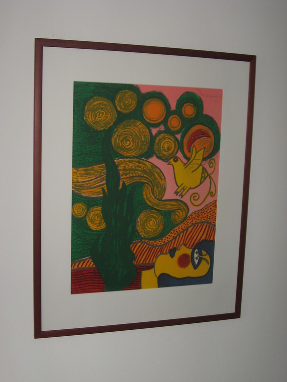 Corneille: Kleurenzeefdruk, Hommage à Van Gogh, 1989 kopen? Bied vanaf 325!