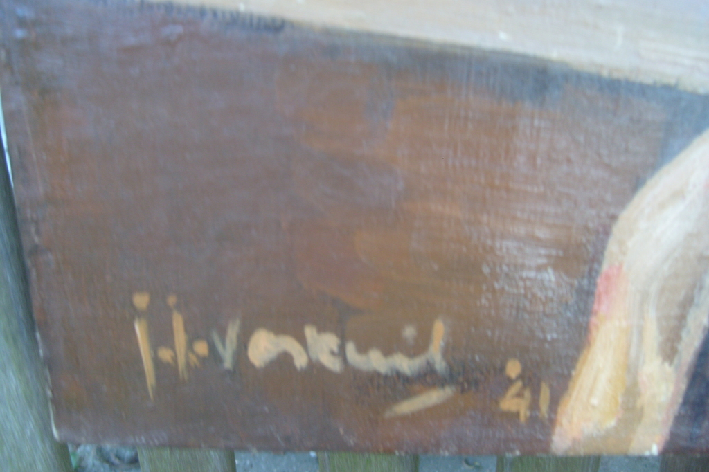 Johan ( Jo) Jacob Voskuil,stilleven met gitaar, olieverf op linnen kopen? Bied vanaf 75!