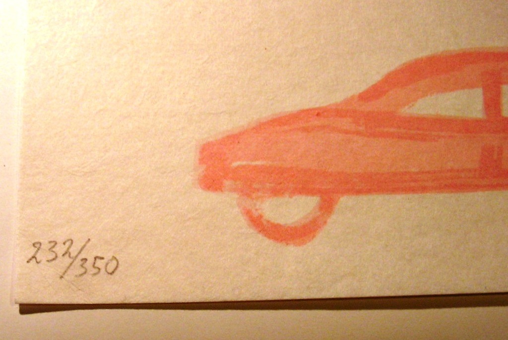 Klaas Gubbels  - lithografie  -  'Chevrolet'  kopen? Bied vanaf 1!