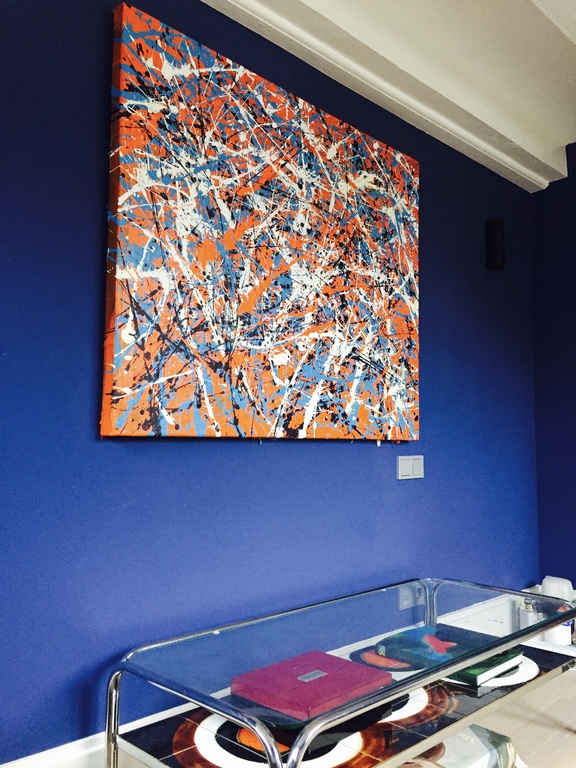 ORIGINEEL - RICK TRIEST -  ORANGE ARRIVED kopen? Bied vanaf 225!