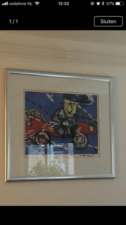 Herman Brood: Zeefdruk, Future kopen? Bied vanaf 600!