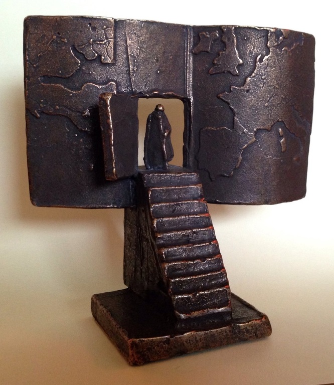 Eric Claus - bronzen object verkocht voor € 225!