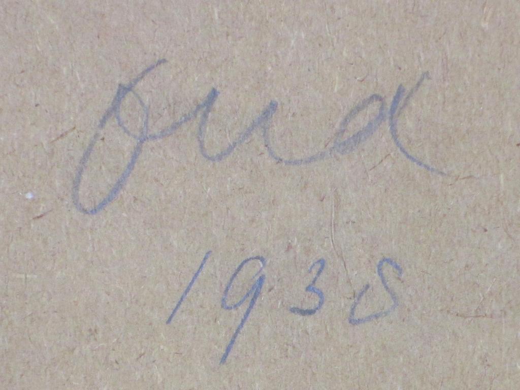 Jacques Idserda, Woonwagen bij nacht, Zwart krijt kopen? Bied vanaf 40!