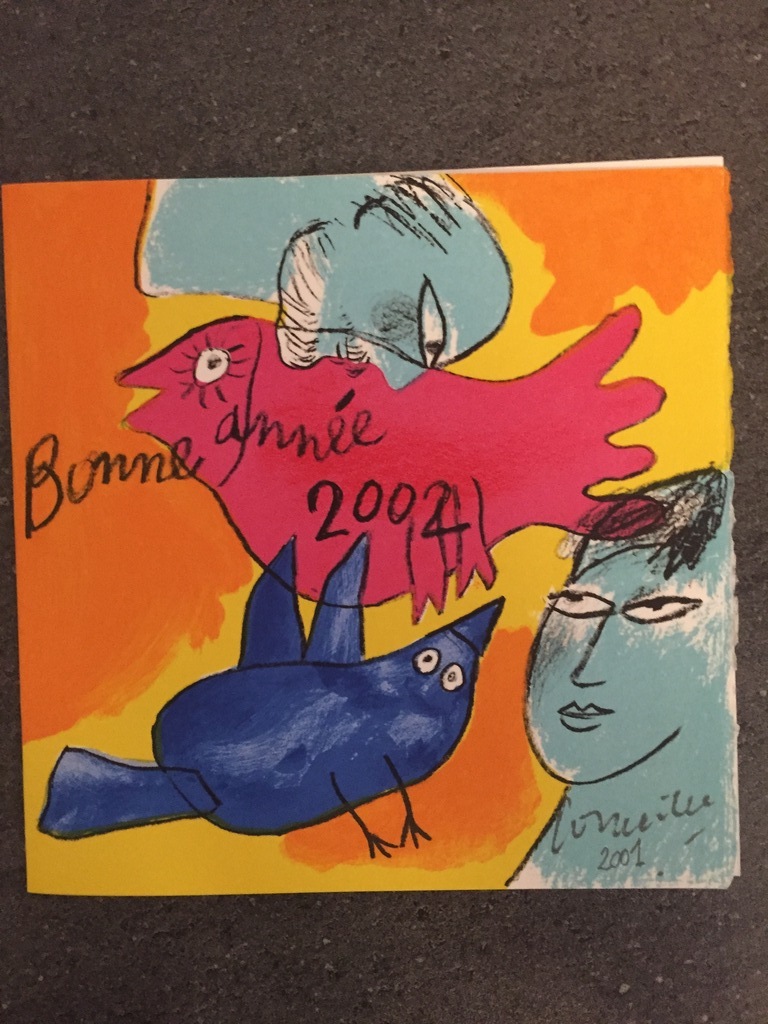 CORNEILLE  COBRAzeefdruk/Litho 2001 , 2002 Kerst Kaart kopen? Bied vanaf 15!