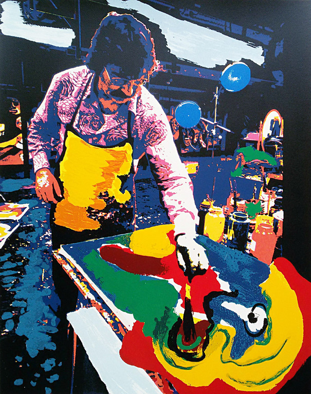 Karel Appel - Sunday, handgesigneerde zeefdruk (groot) verkocht voor € 195!