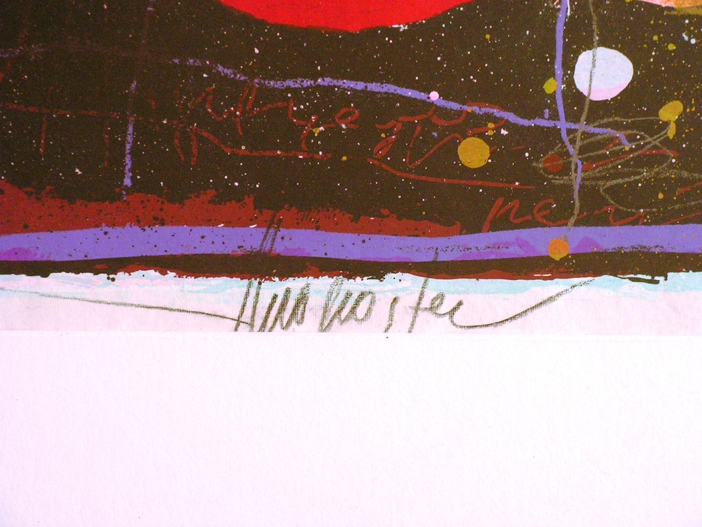 Theo Koster  -  zeefdruk  -  Travelling kopen? Bied vanaf 75!