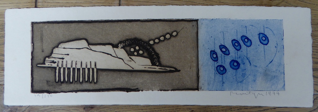 Jan Montyn, Prachtige ets uit 1977. kopen? Bied vanaf 1!