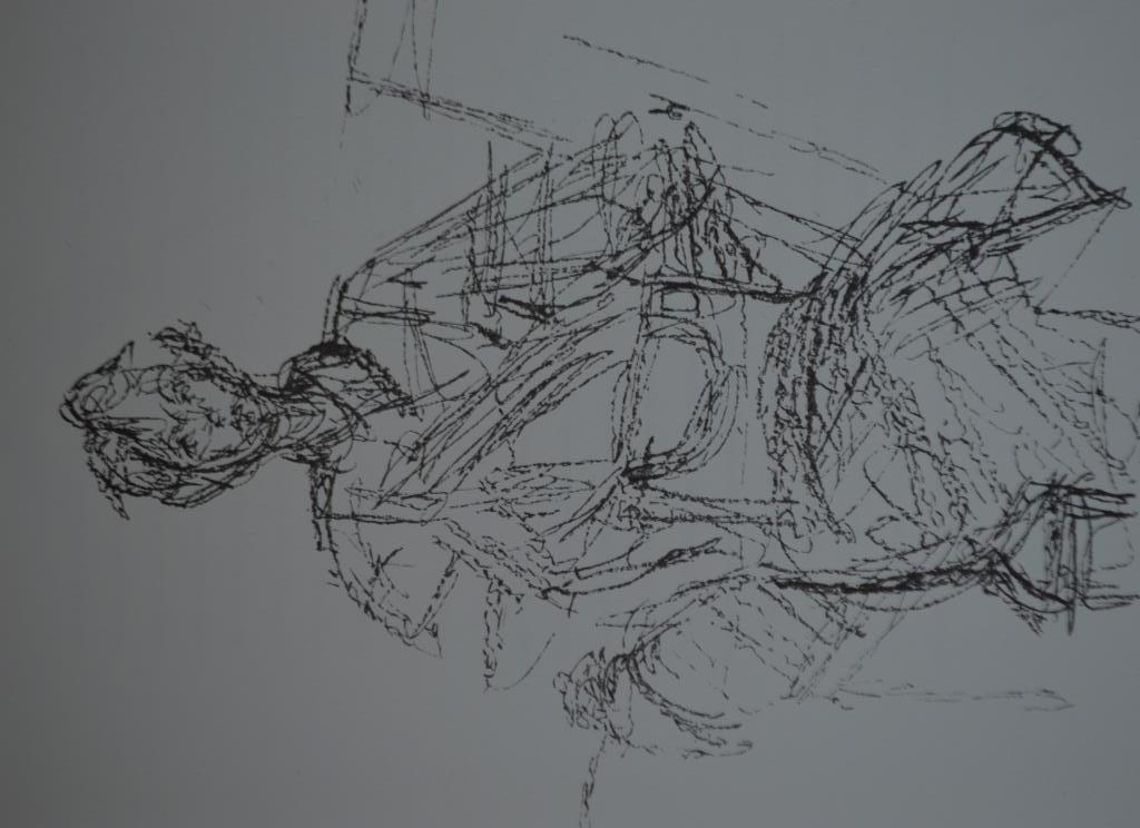 Alberto Giacometti, diverse naakten (2+1) lithos in folio-formaat, DLM mei 1961 verkocht voor € 60!