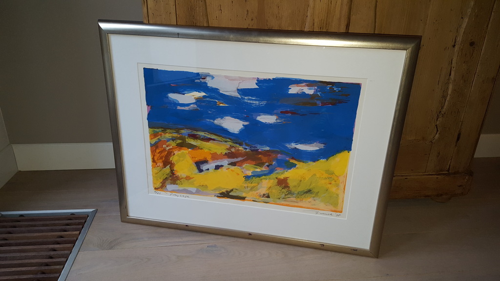 Willem Brauck (1946-2014) - zeefdruk 40/41, handgesigneerd en ingelijst kopen? Bied vanaf 95!