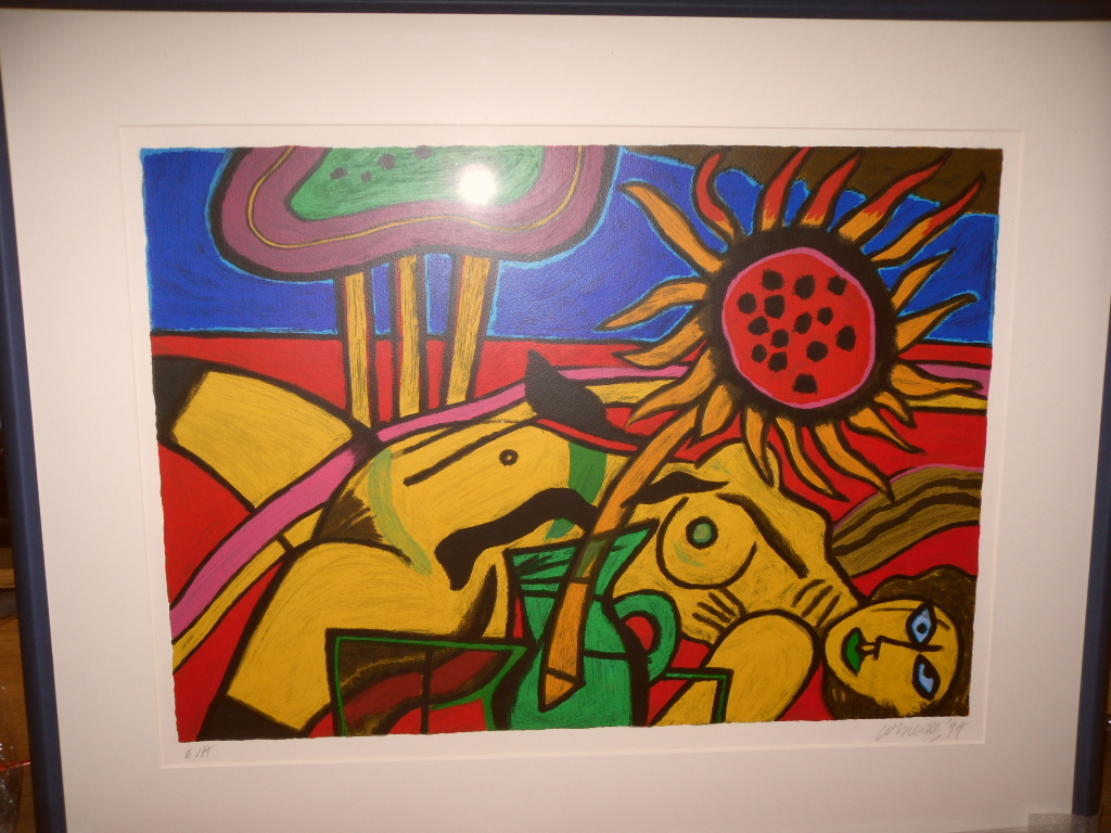 Corneille litho E.A. 1997 groot verkocht voor € 295!