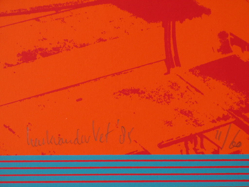 Henk van der Vet, Vliegtuigwereld, Zeefdruk kopen? Bied vanaf 35!