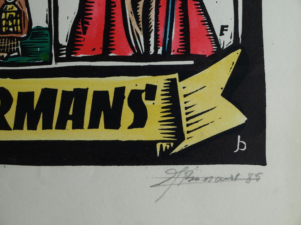 Jozef Bossaert : Houtsnede , Felix Timmermans – gesigneerd - 1985  kopen? Bied vanaf 1!