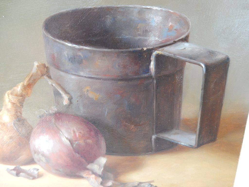 Fred L.C. Smoolenaers,stilleven, olieverf op paneel kopen? Bied vanaf 450!