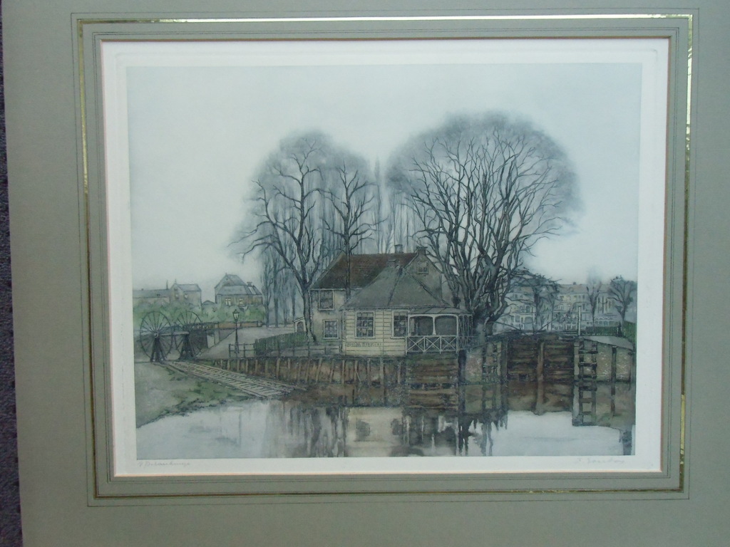 POLDERHUISJE // ETS/AQUATINT VAN FRANS EVERBAG kopen? Bied vanaf 120!