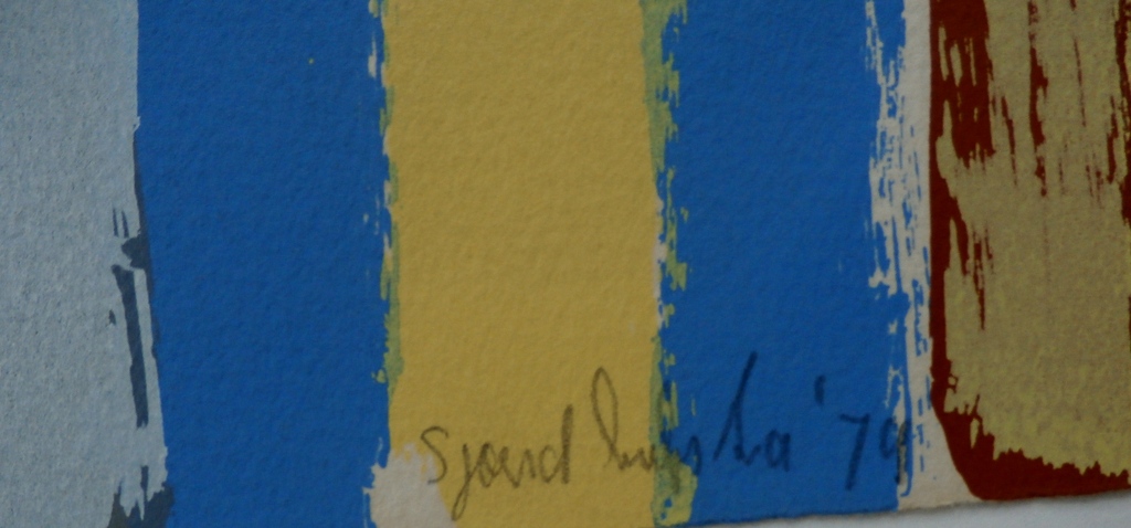 Sjoerd Hofstra - Zeefdruk: Stadsbeeld  - 1979 kopen? Bied vanaf 60!