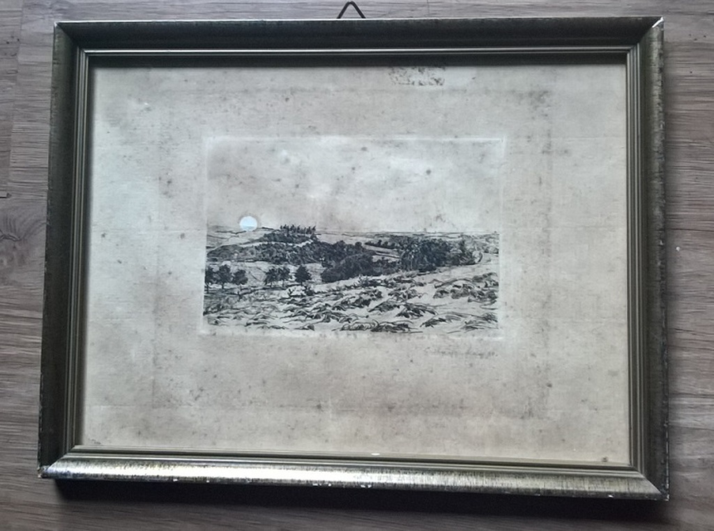 G Haverkamp, etsje, landschap kopen? Bied vanaf 5!