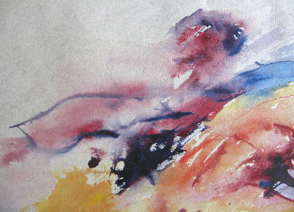 Willy Belinfante - VALSE NOBLE - aquarel op donker papier kopen? Bied vanaf 1!