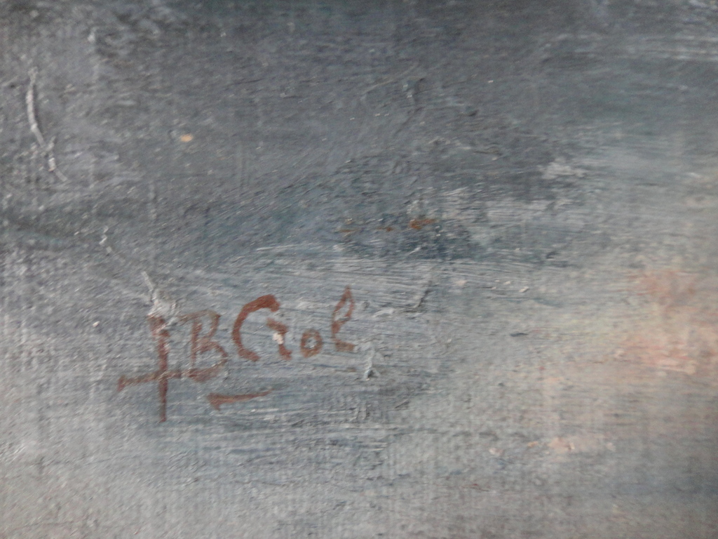 Johannes Baptista Crol, olieverf op doek op board, 'stoomboot in fjord'. kopen? Bied vanaf 1!