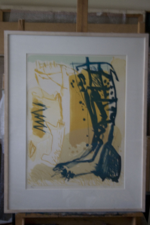 Kjeld Ulrich- Litho-4 kleuren Zonder Titel 1991. kopen? Bied vanaf 80!