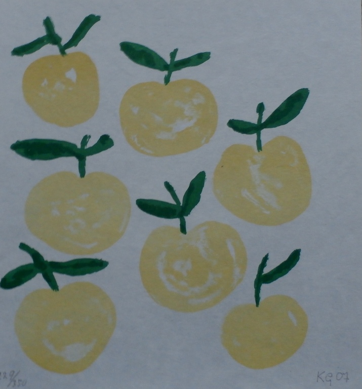 Klaas Gubbels, litho: De Appels, handgesigneerd en genummerd, 2007 verkocht voor € 130!