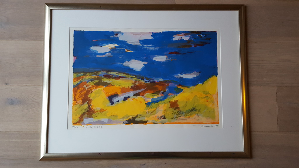Willem Brauck (1946-2014) - zeefdruk 40/41, handgesigneerd en ingelijst kopen? Bied vanaf 95!