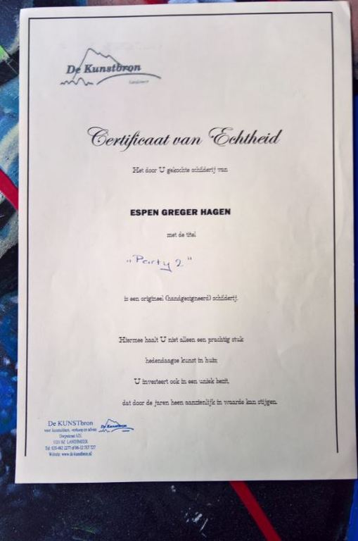 Authentiek en groot werk Espen Greger Hagen  kopen? Bied vanaf 1295!