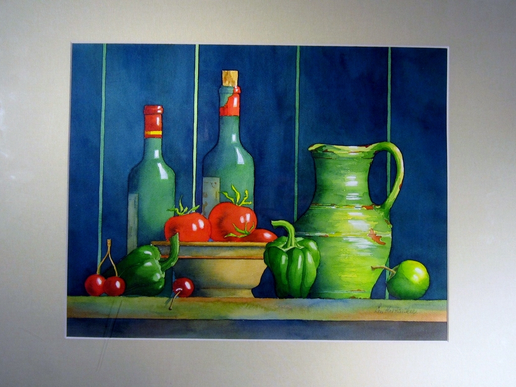 Leo Hartzuiker, Hilversum - aquarel stilleven - Keuken kopen? Bied vanaf 50!