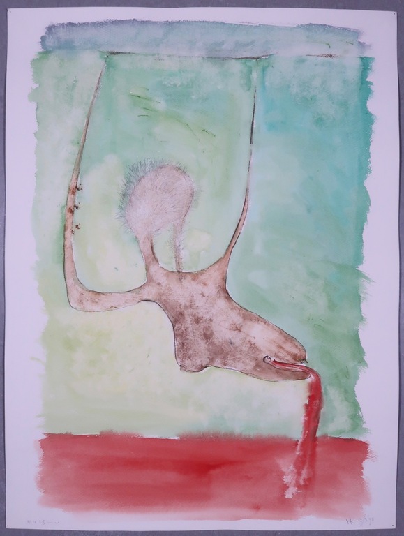 Hans Kuijs: Aquarel, Z.T. kopen? Bied vanaf 1!