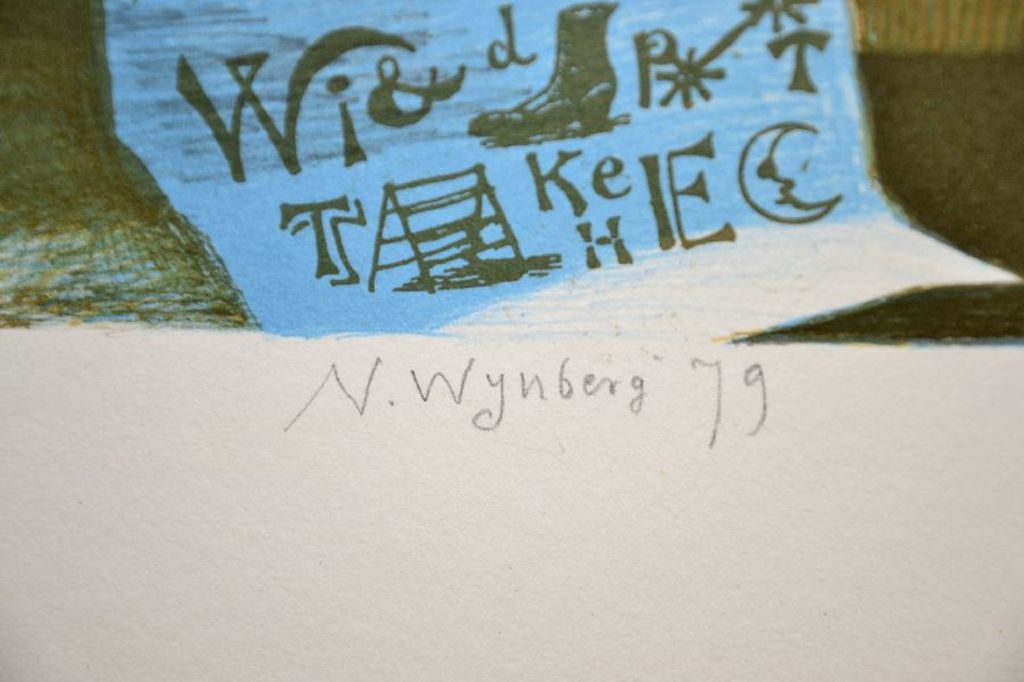 Nicolaas Wijnberg: Kleurenlitho. Pompoen kopen? Bied vanaf 70!