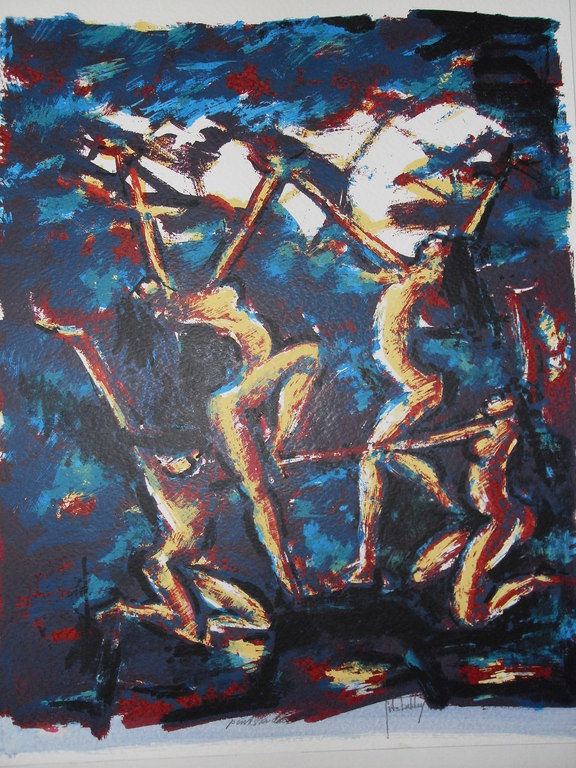 JITS BAKKER / LITHO/ PINKSTEREN verkocht voor € 40!
