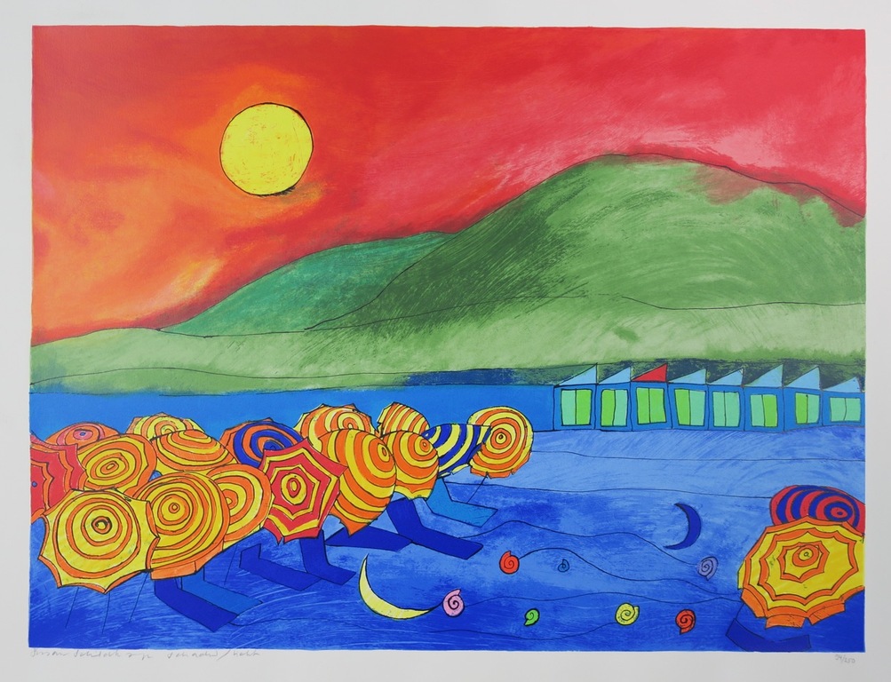 Susan Schildkamp: Zeefdruk, Schaduw/licht kopen? Bied vanaf 1!