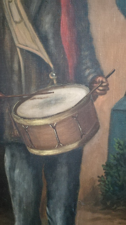 Onbekend kunstenaar, Olieverf op doek, De trommelaar kopen? Bied vanaf 1!
