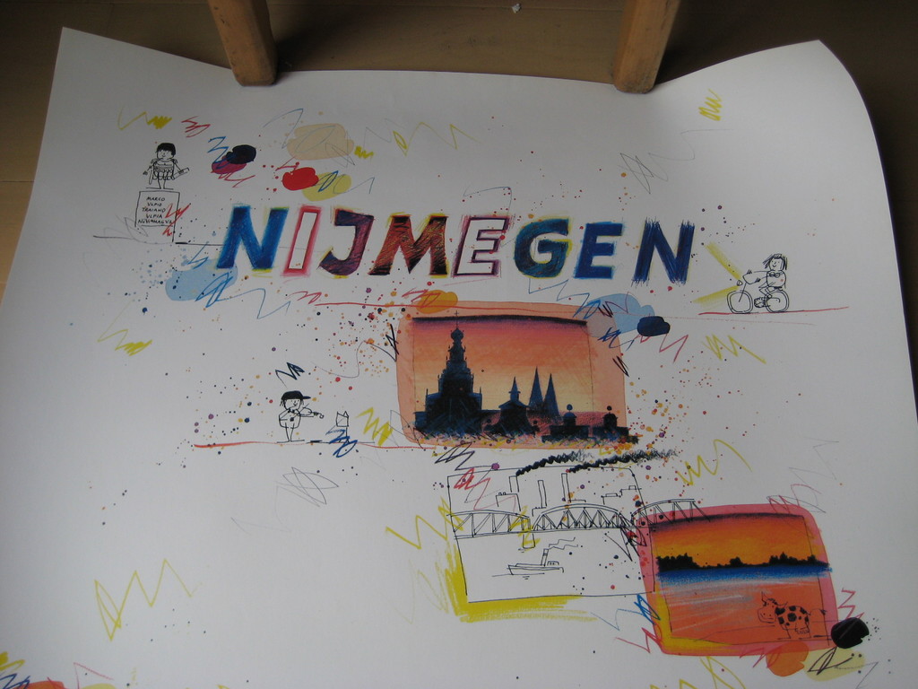  Wilhelm Schlote , kleurenlitho , Nijmegen kopen? Bied vanaf 1!